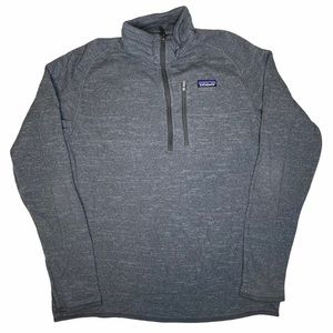 Patagonia Men's Better Sweater 1/4 Zip Stonewash L